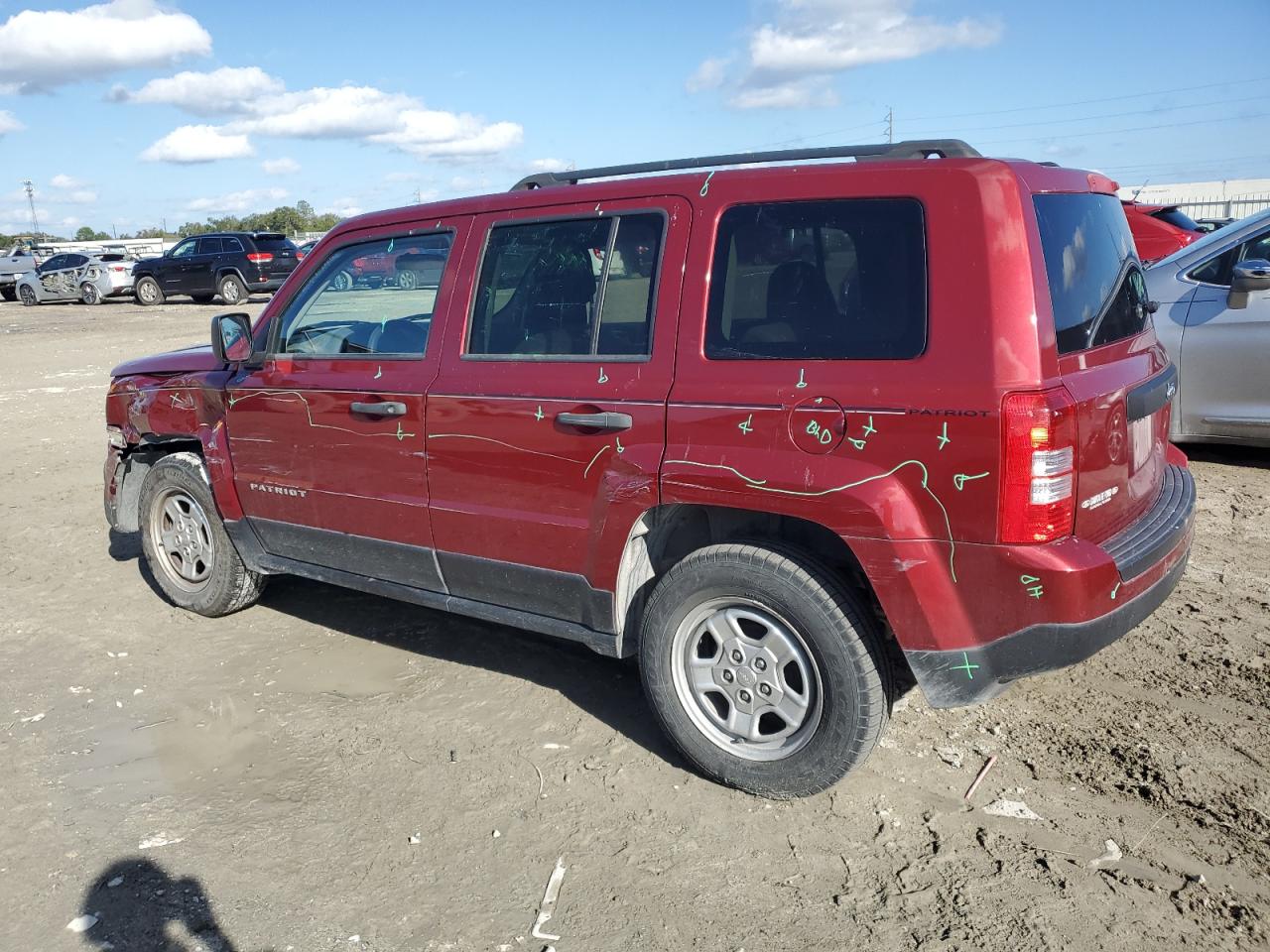 2014 Jeep Liberty (Patriot) VIN 1C4NJPBA4ED812841 Copart auction photo, all over damage thumbnail 2