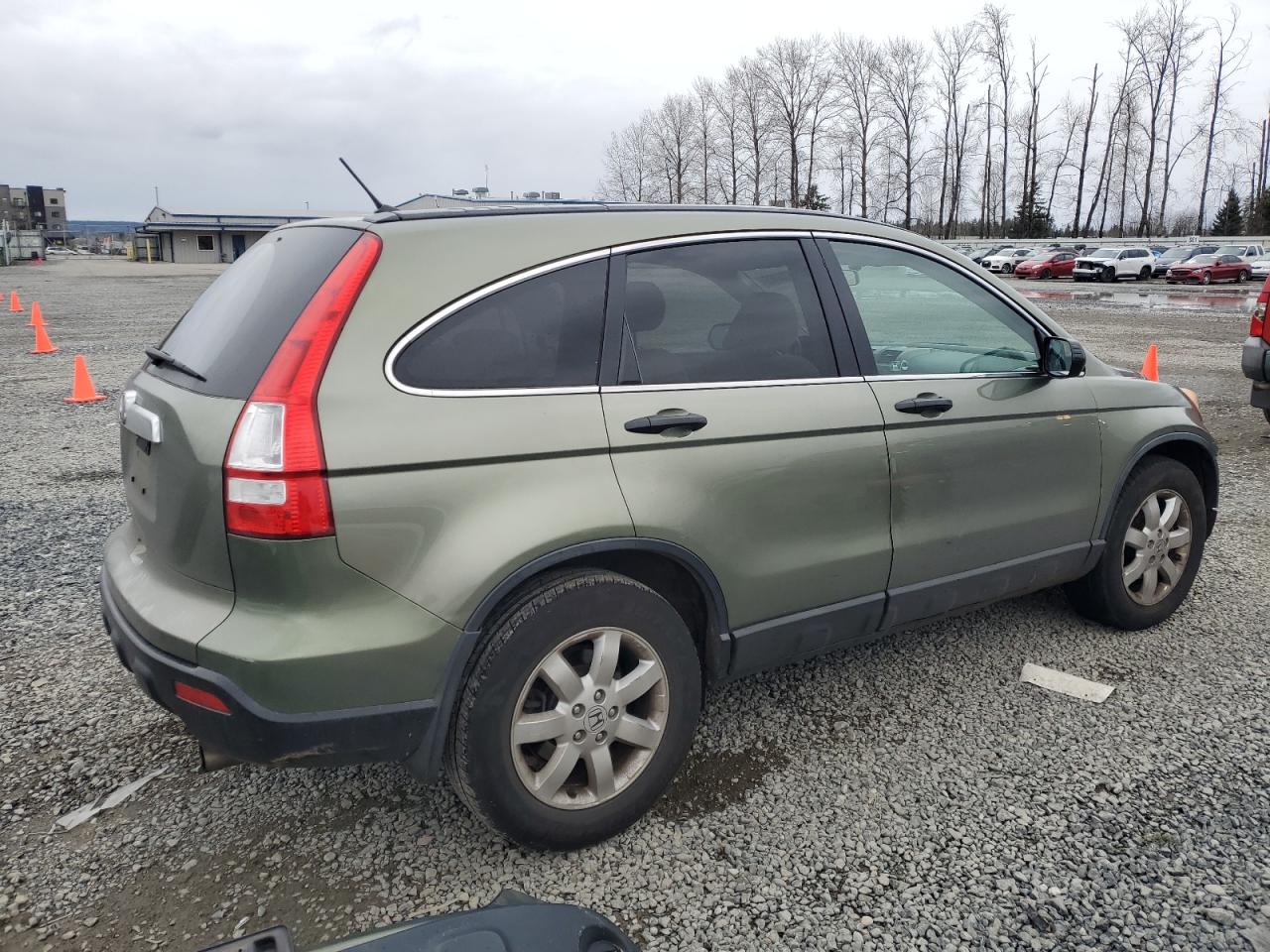 2007 Honda CR-V VIN JHLRE48567C066791 Copart auction photo, undercarriage / front end damage thumbnail 3