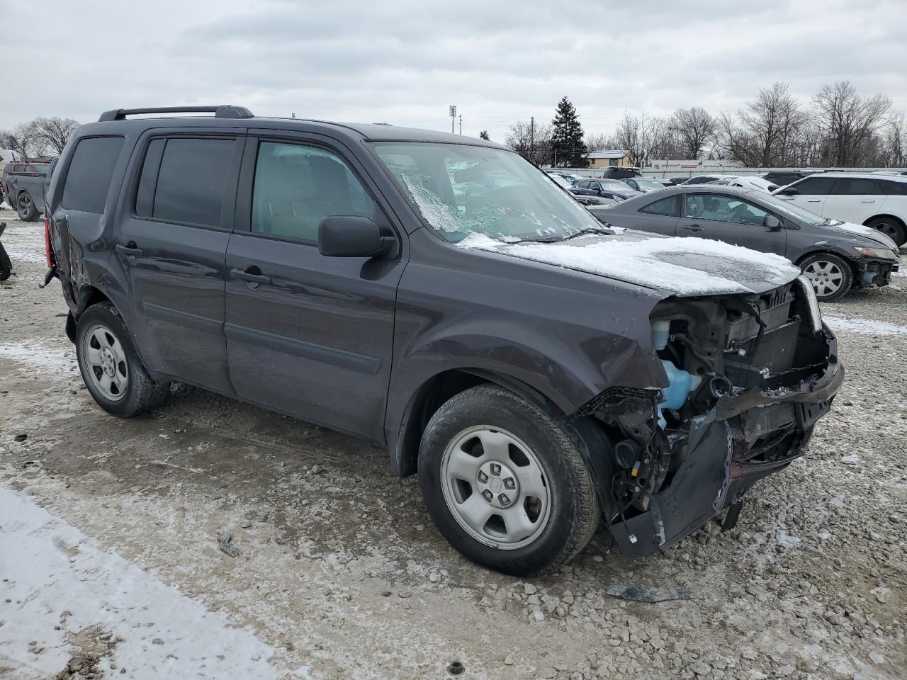 2014 Honda Pilot VIN 5FNYF4H24EB046549 Copart auction photo, front end / rear end damage thumbnail 4