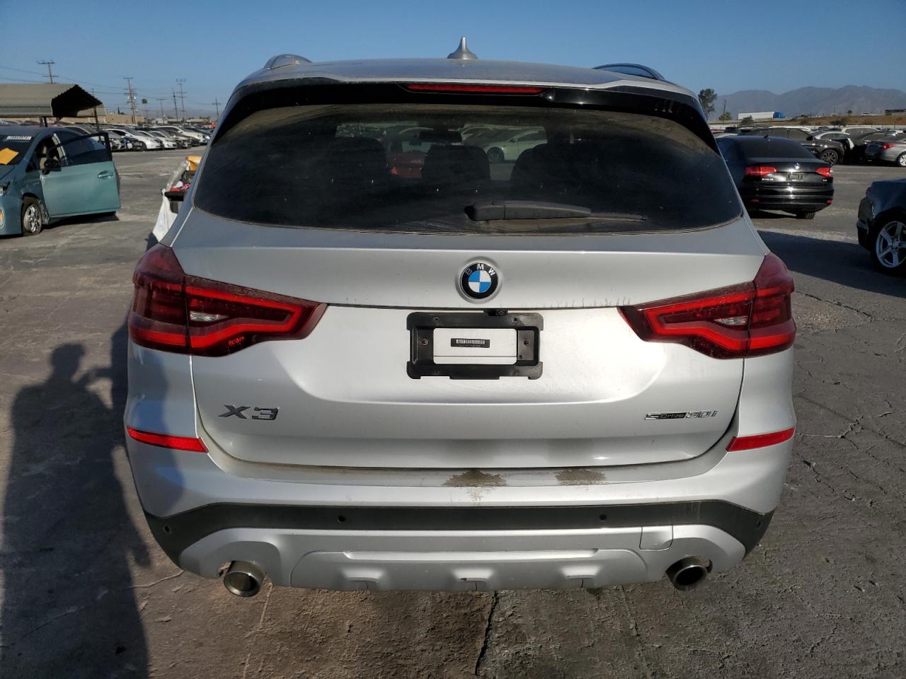 2021 BMW X3 VIN 5UXTY3C06M9H02331 Copart auction photo, front end / side damage thumbnail 6