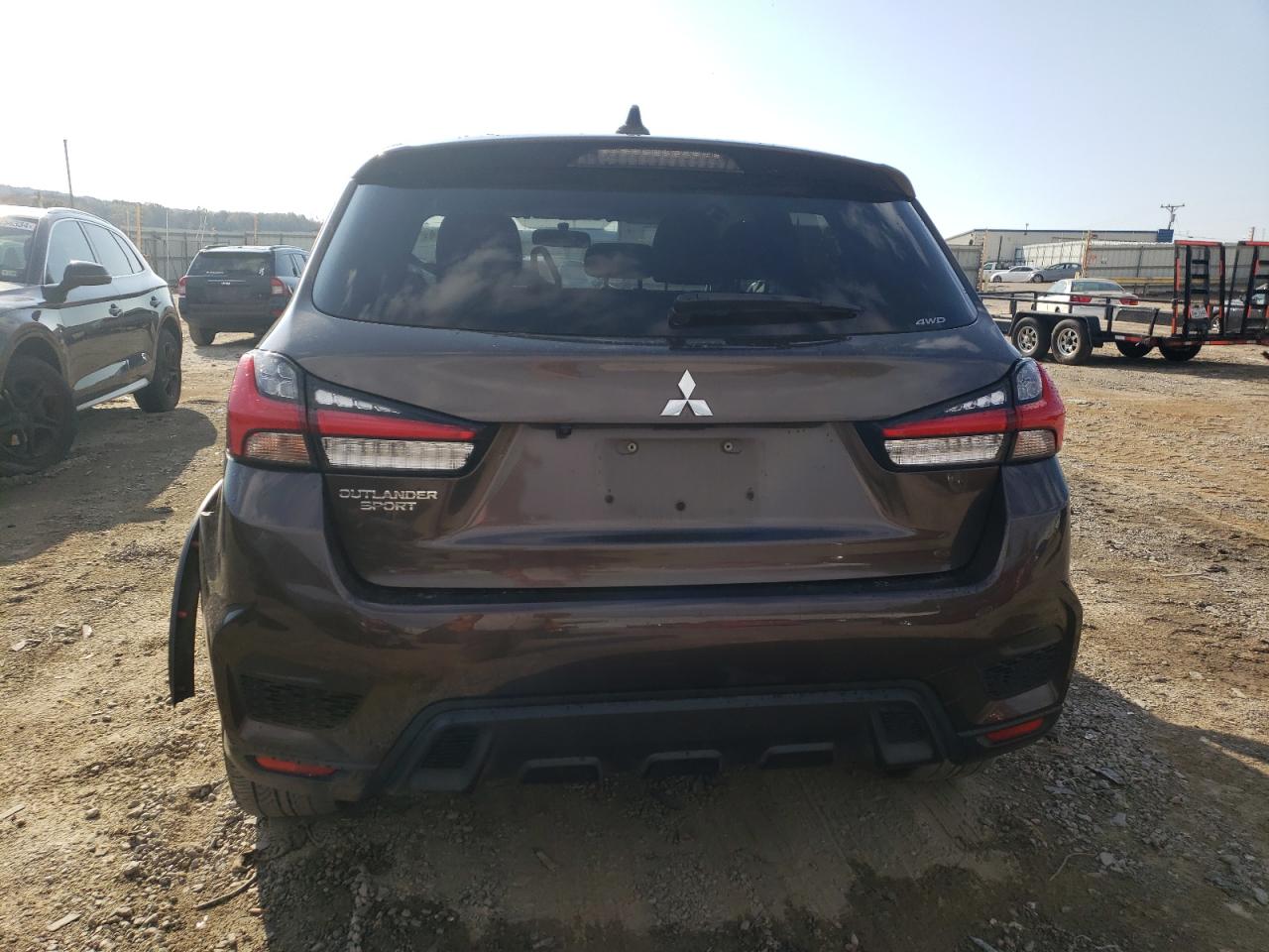 2020 Mitsubishi Outlander VIN JA4AR3AU5LU008924 Copart auction photo, front end / rear end damage thumbnail 6