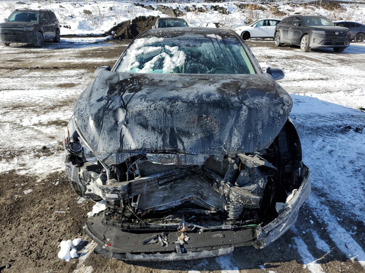2018 Hyundai Sonata VIN 5NPE24AF7JH719597 Copart auction photo, front end / minor dent/scratches damage thumbnail 5