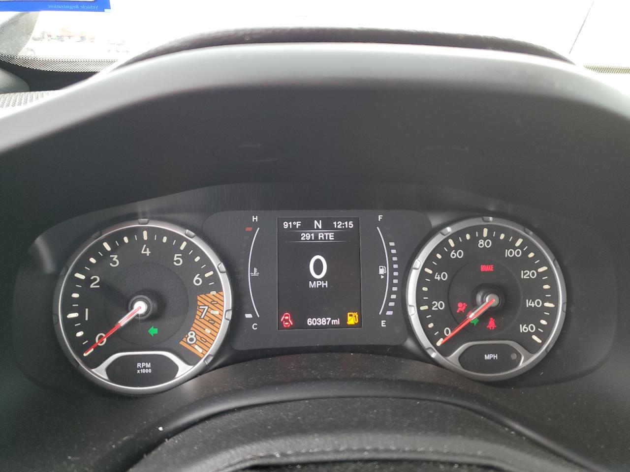2019 Jeep Renegade VIN ZACNJBBB6KPK42766 Copart auction photo, rear end damage thumbnail 9