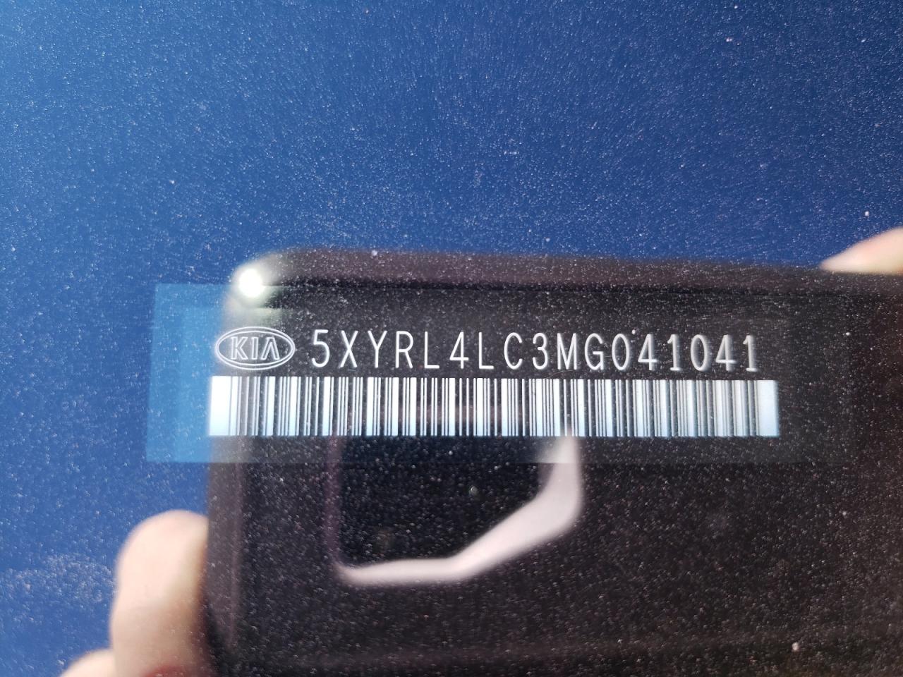 2021 KIA Sorento VIN 5XYRL4LC3MG041041 Copart auction photo, side / front end damage thumbnail 13