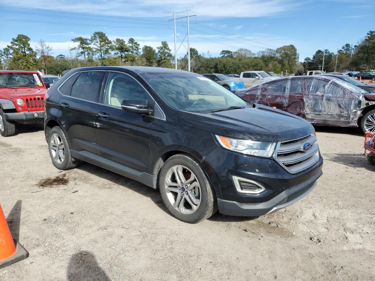 2022 Ford Edge VIN 2FMPK3K90HBB97473 Copart auction photo, all over damage thumbnail 4