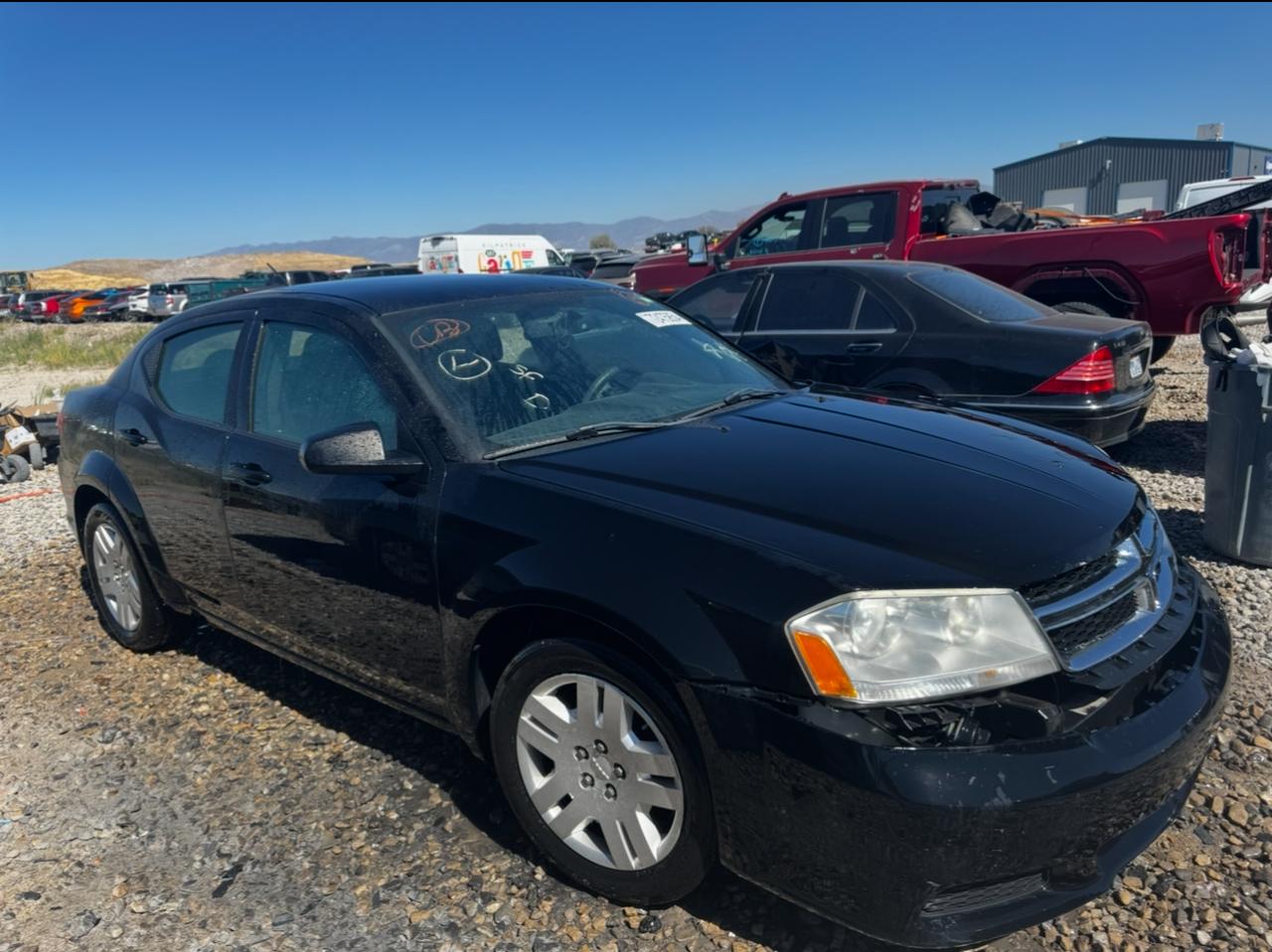 2014 Dodge Avenger VIN 1C3CDZAB2EN111086 Copart auction photo, side damage thumbnail 4