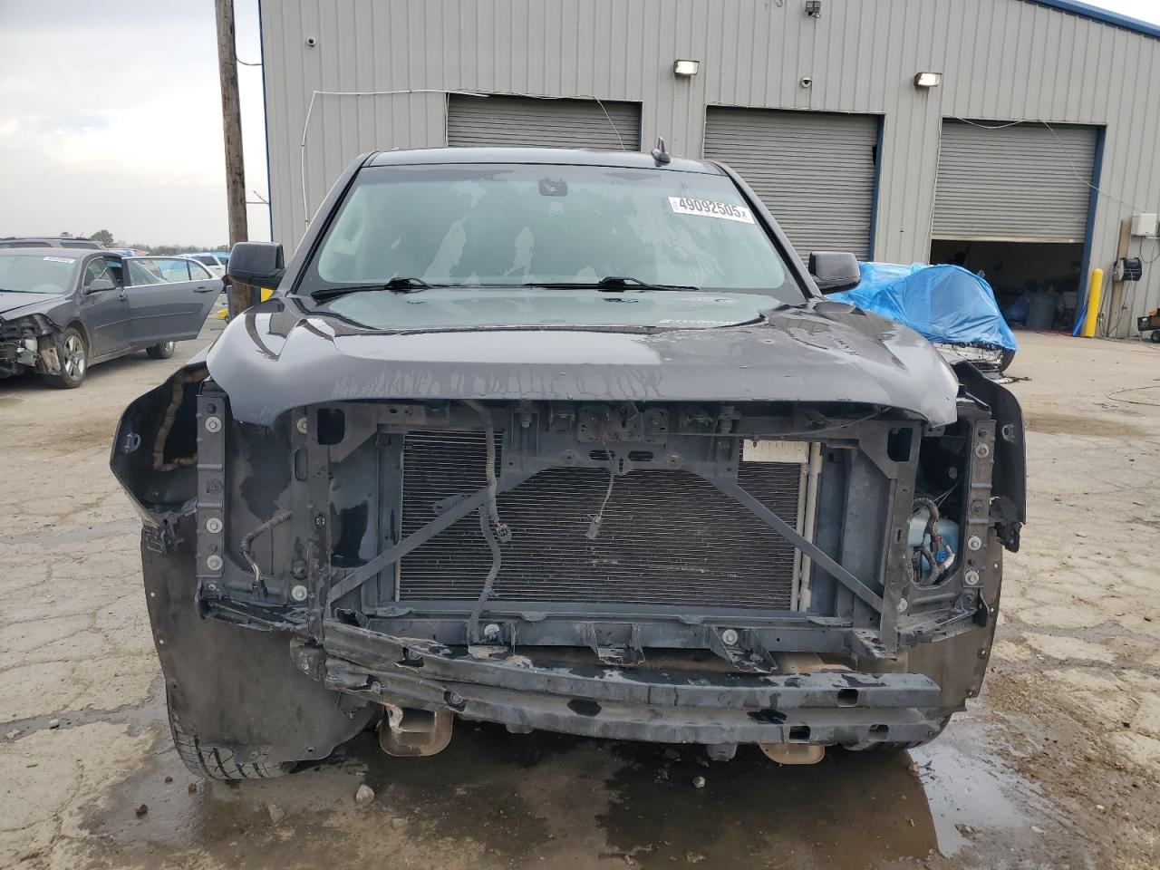 2016 GMC Yukon VIN 1GKS1AKC9GR378332 Copart auction photo, front end / side damage thumbnail 5