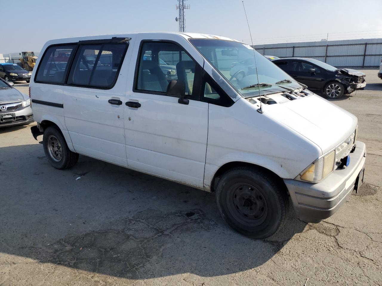 1995 Ford Aerostar VIN 1FMCA11U9SZA99994 Copart auction photo, rear end damage thumbnail 4