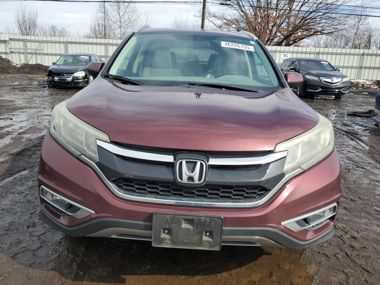 2015 Honda CR-V VIN 2HKRM4H77FH618495 Copart auction photo, rear end damage thumbnail 5