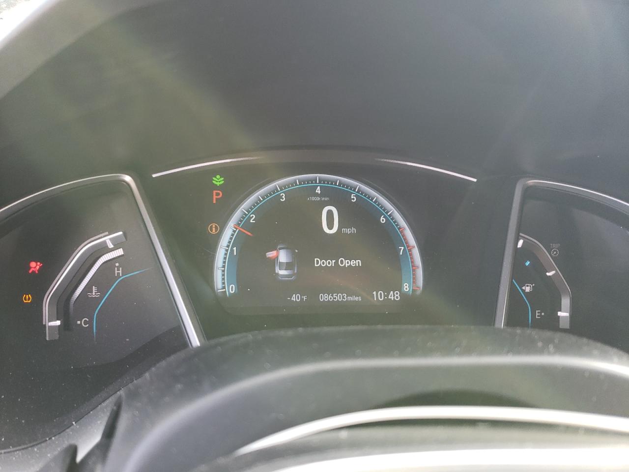 2018 Honda Civic VIN 2HGFC1F75JH641221 Copart auction photo, front end damage thumbnail 9