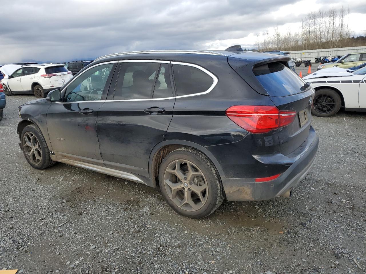 2017 BMW X1 VIN WBXHT3C30H5F86169 Copart auction photo, front end damage thumbnail 2