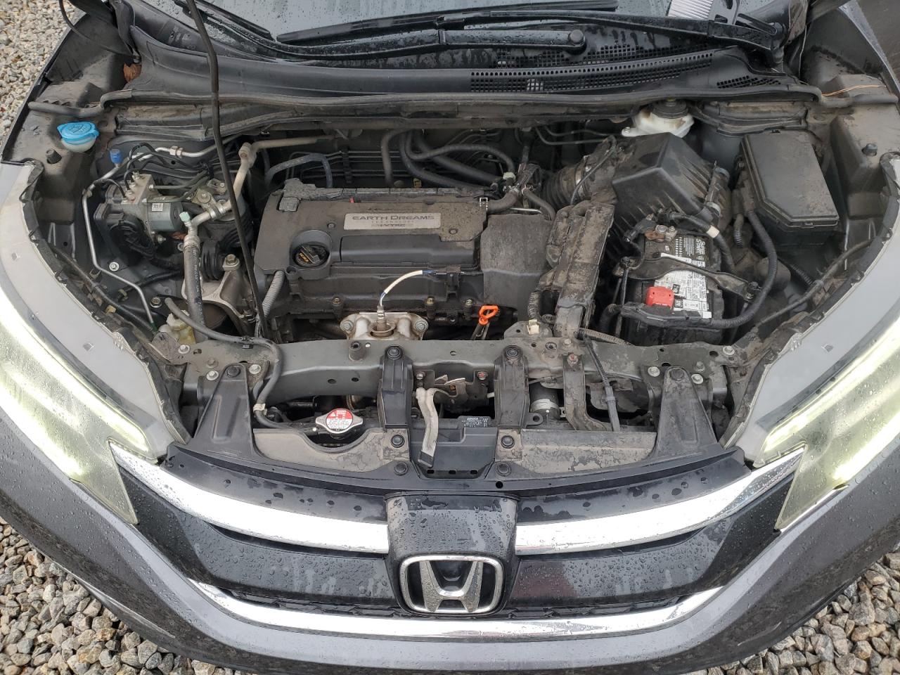 2015 Honda CR-V VIN 2HKRM3H71FH540970 Copart auction photo, front end / side damage thumbnail 13