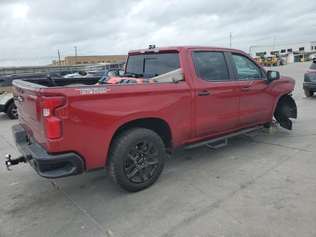2021 Chevrolet Silverado VIN 3GCPYFED9MG344529 Copart auction photo, front end damage thumbnail 3
