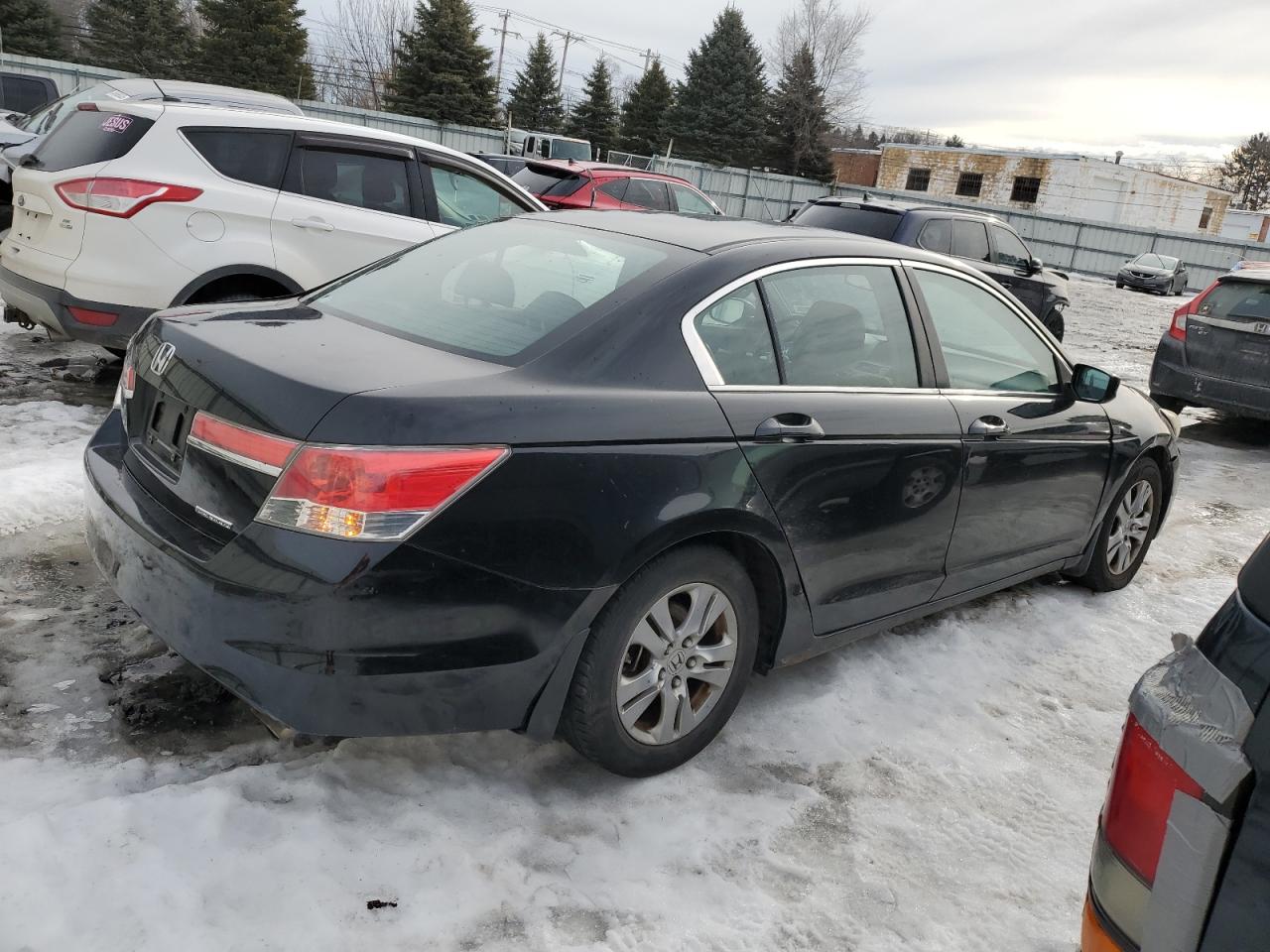 2011 Honda Accord VIN 1HGCP2F66BA145915 Copart auction photo, front end / rear end damage thumbnail 3