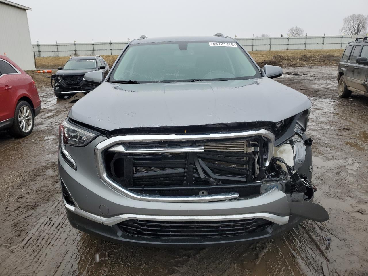 2018 GMC Terrain VIN 3GKALPEV7JL389043 Copart auction photo, front end damage thumbnail 5