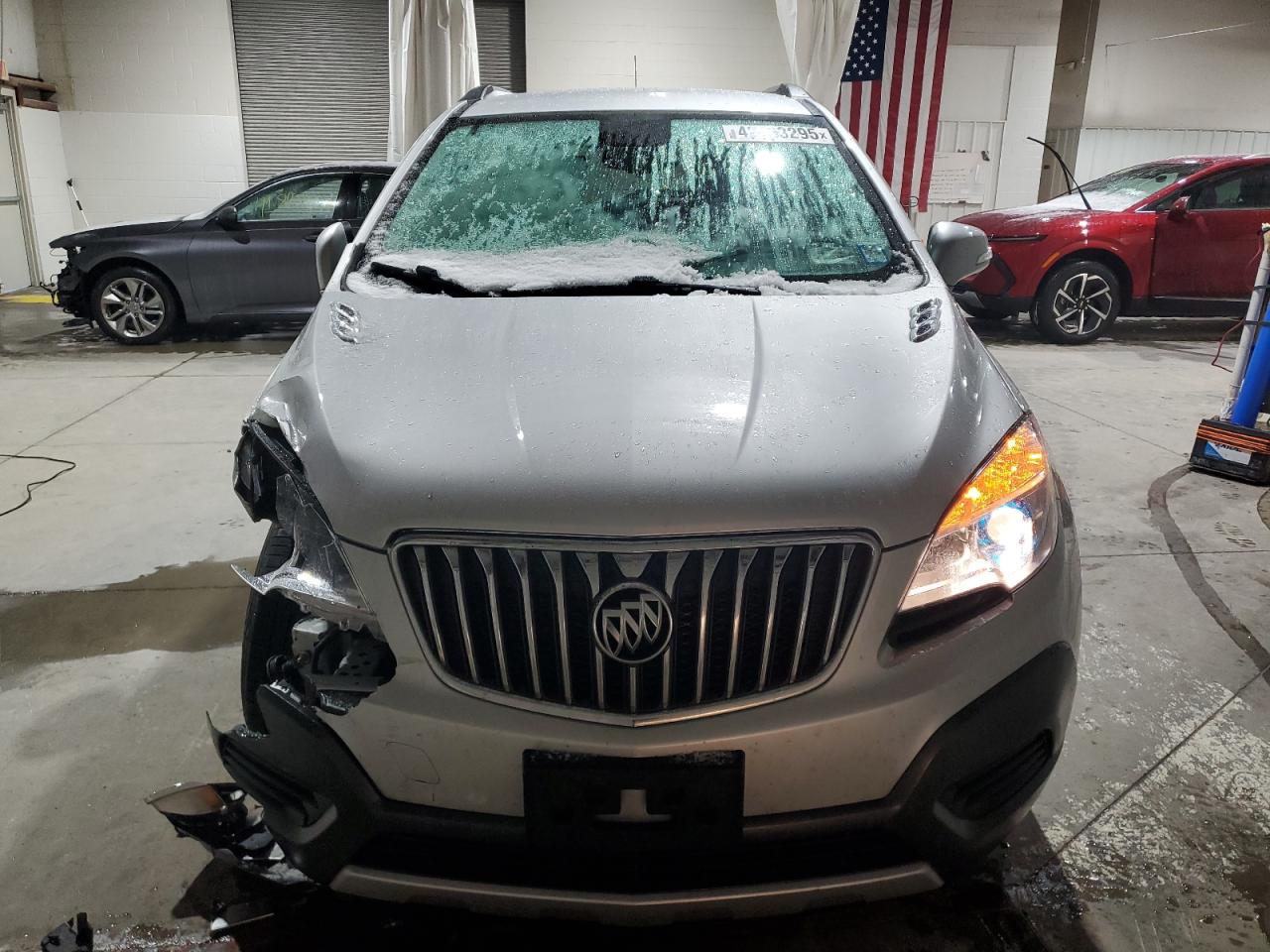 2016 Buick Encore VIN KL4CJASB5GB606207 Copart auction photo, front end / side damage thumbnail 5