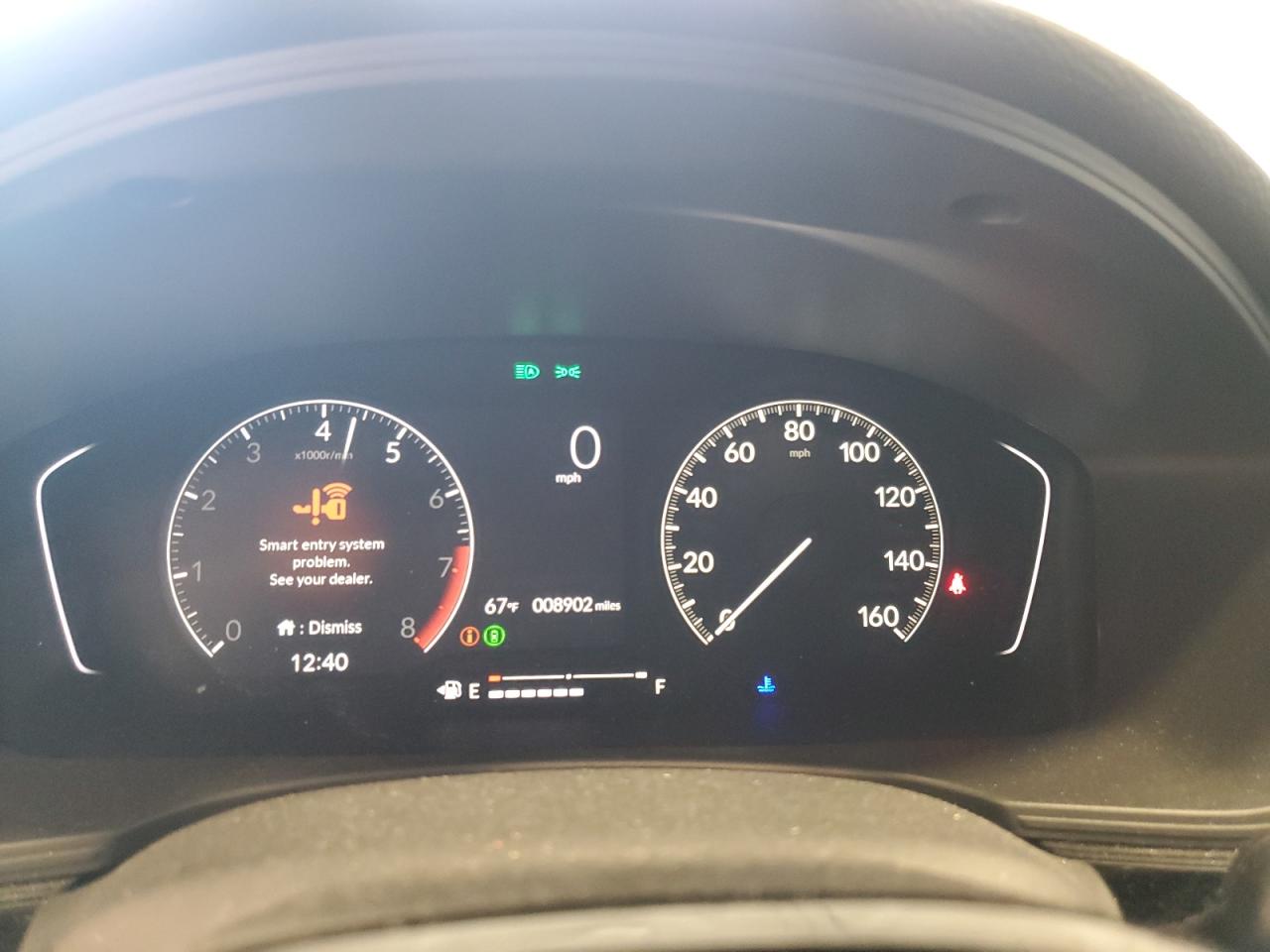 2024 Honda Civic VIN 19XFL2G88RE000907 Copart auction photo, rear end damage thumbnail 9
