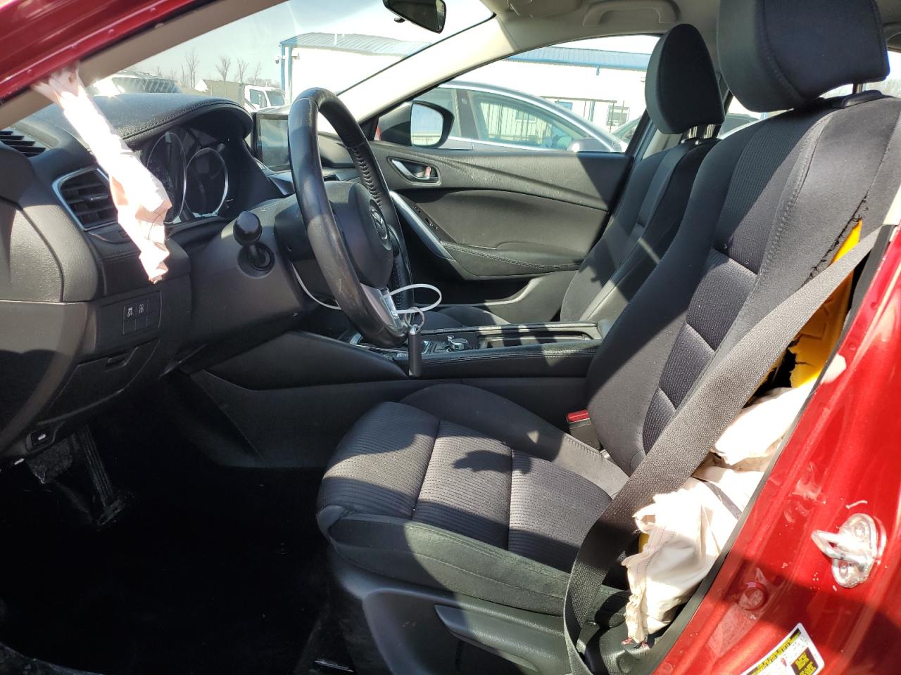 2016 Mazda 6 VIN JM1GJ1U51G1460201 Copart auction photo, side damage thumbnail 7