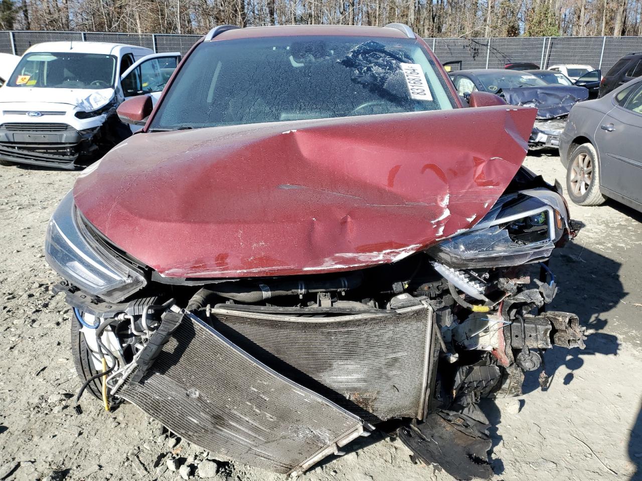 2019 Hyundai Tucson VIN KM8J3CAL8KU932489 Copart auction photo, front end / mechanical damage thumbnail 5