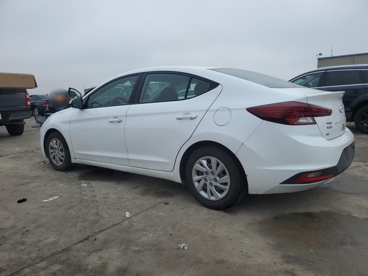 2020 Hyundai Elantra VIN 5NPD74LF8LH610661 Copart auction photo, side / hail damage thumbnail 2