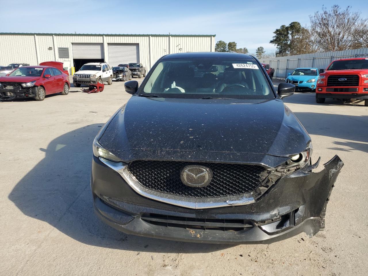 2018 Mazda CX-5 VIN JM3KFADM7J0307782 Copart auction photo, front end damage thumbnail 5