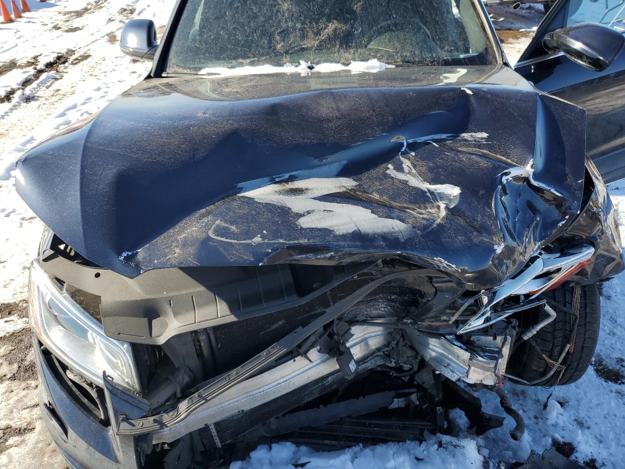 2016 Audi Q5 VIN WA1D7AFP0GA037488 Copart auction photo, front end damage thumbnail 12