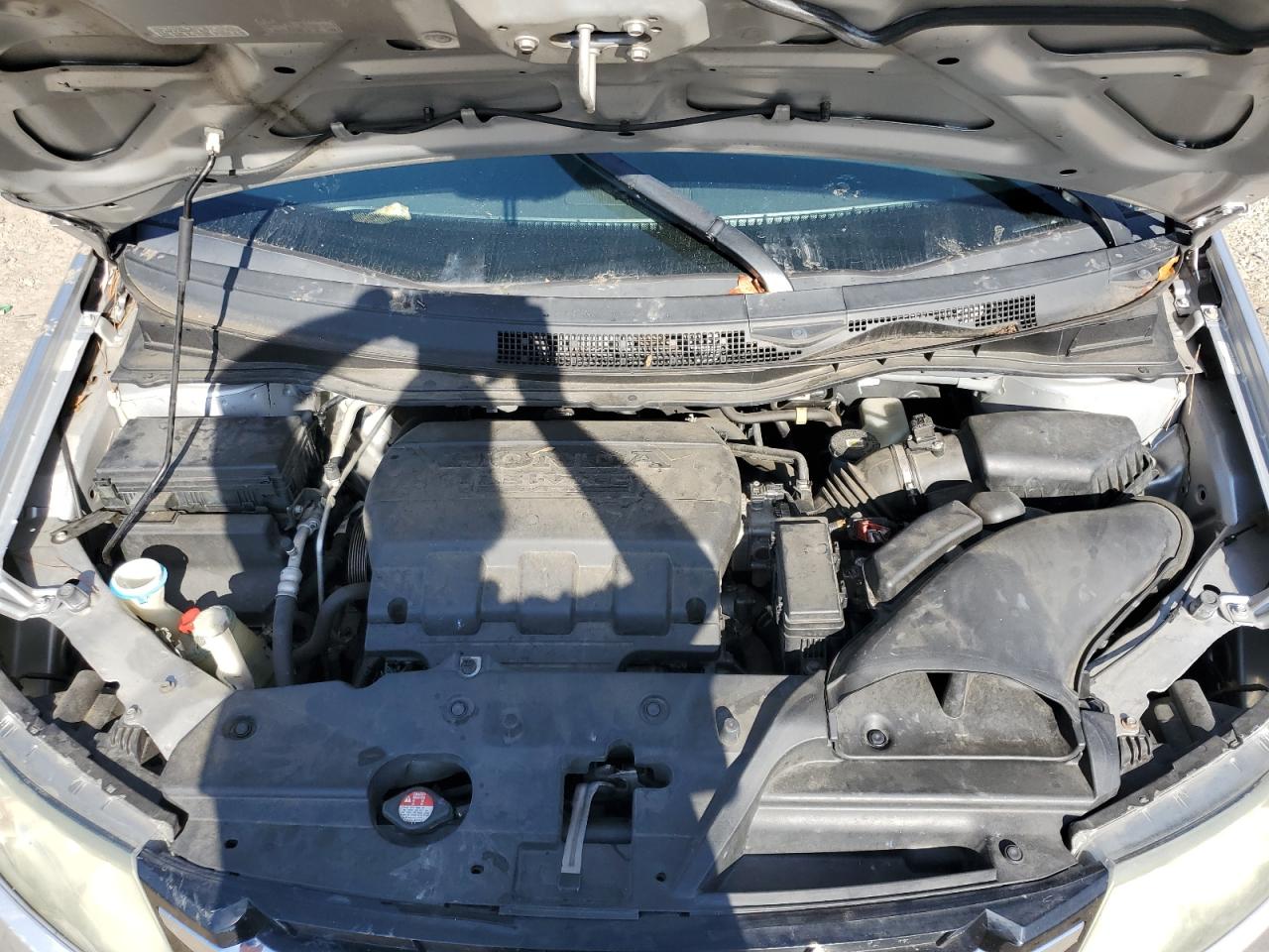 2015 Honda Odyssey VIN 5FNRL5H60FB019081 Copart auction photo, side / front end damage thumbnail 12