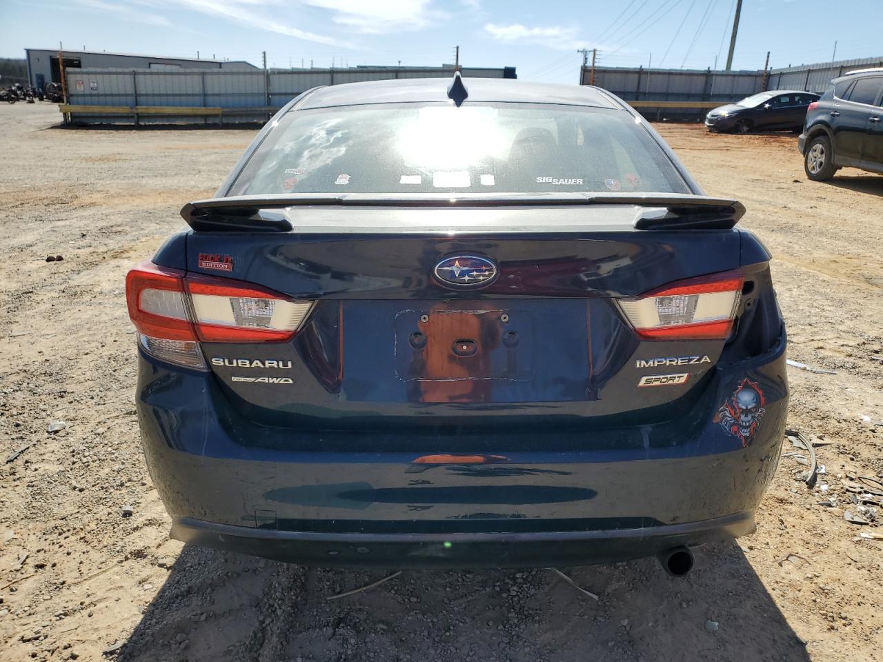 2019 Subaru Impreza VIN 4S3GKAM64K3600129 Copart auction photo, front end / side damage thumbnail 6