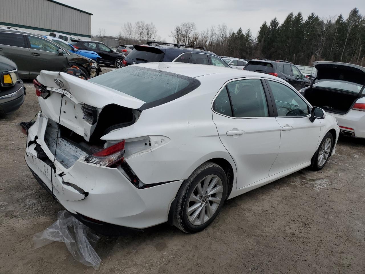 2021 Toyota Camry VIN 4T1C11AK2MU474767 Copart auction photo, rear end / front end damage thumbnail 3