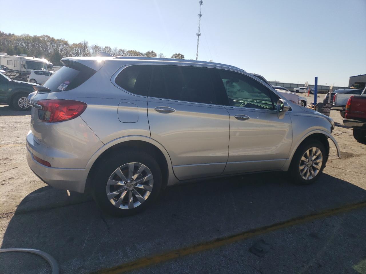 2017 Buick Envision VIN LRBFXDSA7HD180275 Copart auction photo, front end / side damage thumbnail 3