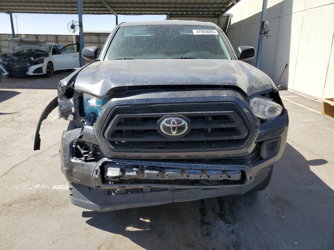 2020 Toyota Tacoma VIN 3TYRX5GN5LT004228 Copart auction photo, front end / rear end damage thumbnail 5
