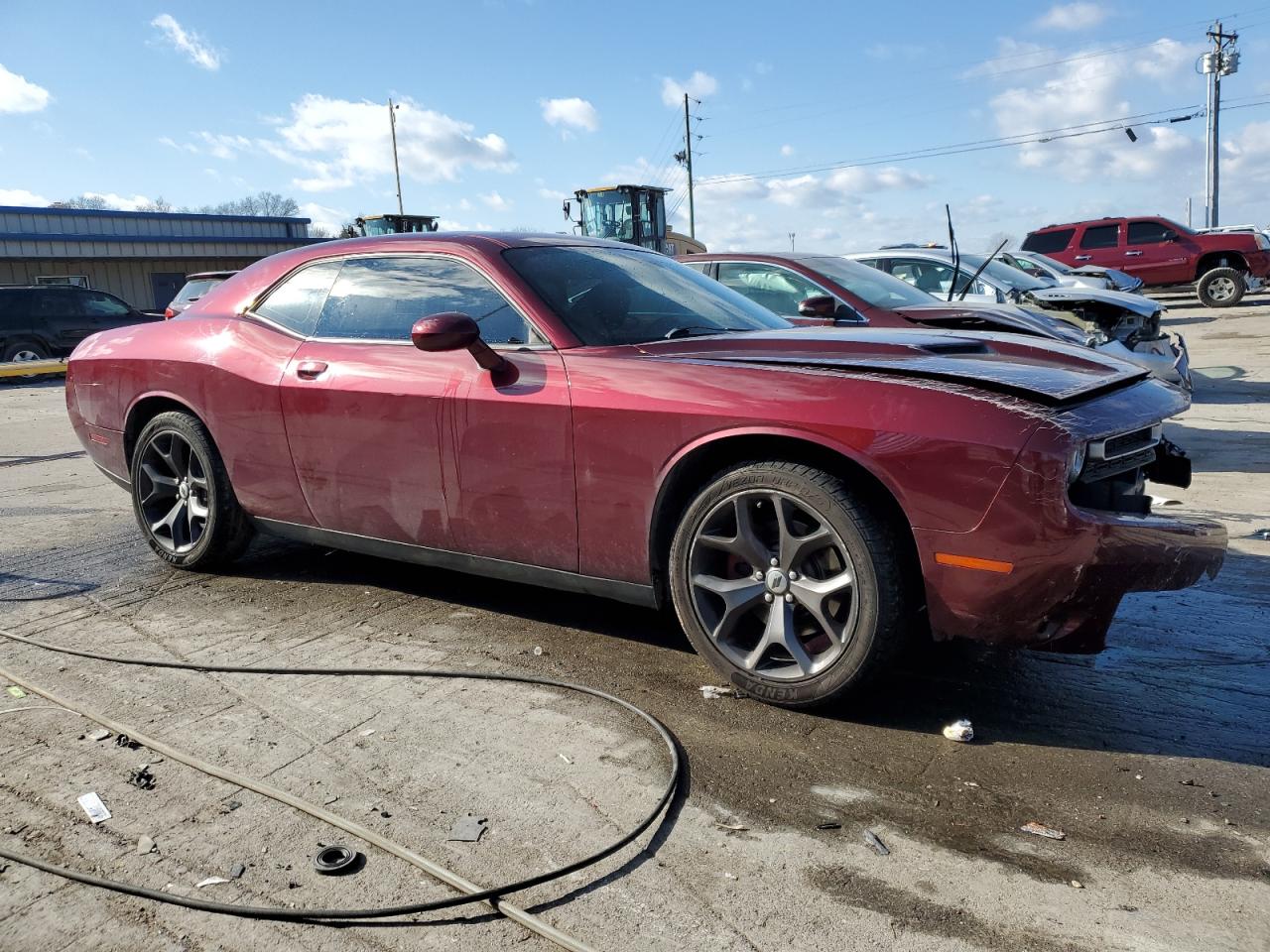 2018 Dodge Challenger VIN 2C3CDZAG5JH322104 Copart auction photo, front end / rollover damage thumbnail 4