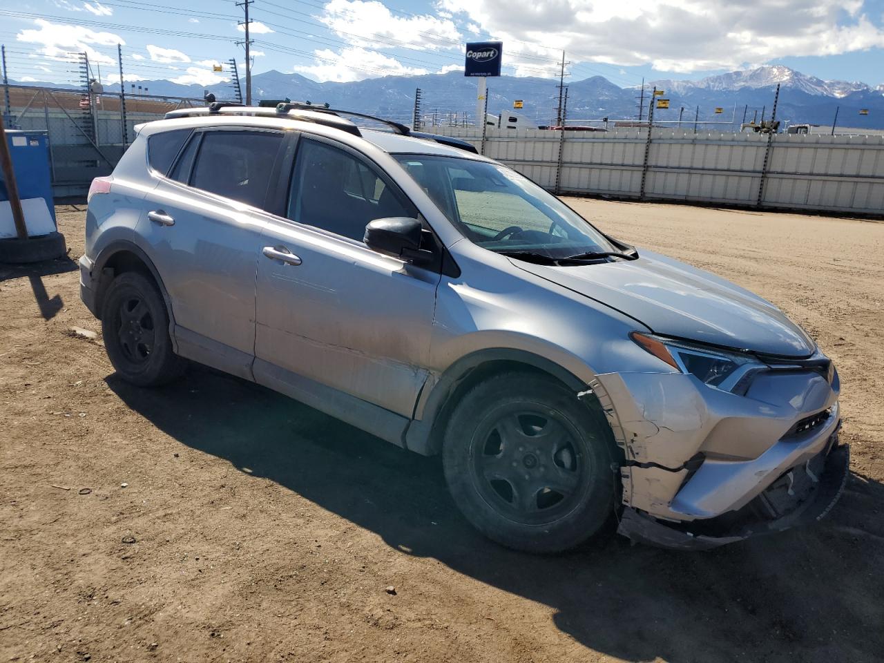 2017 Toyota RAV 4 VIN 2T3BFREV7HW649110 Copart auction photo, front end / undercarriage damage thumbnail 4