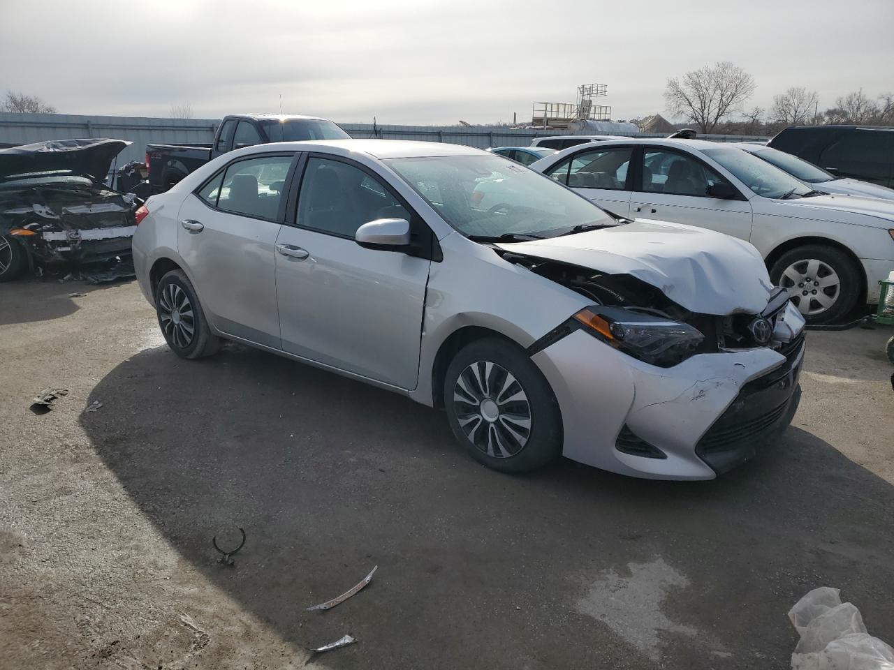 2018 Toyota Corolla VIN 2T1BURHEXJC978899 Copart auction photo, front end damage thumbnail 4
