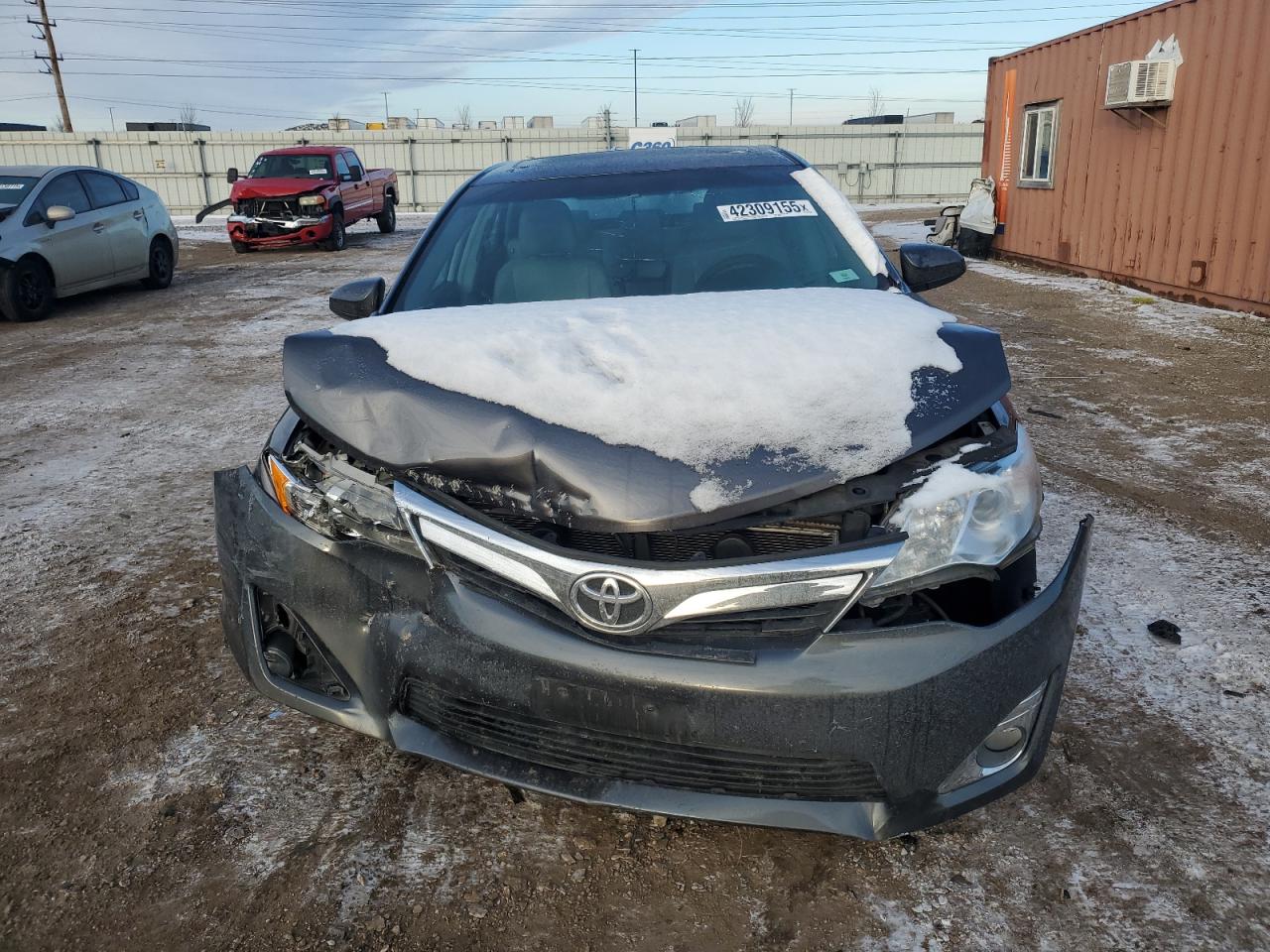 2013 Toyota Camry VIN 4T1BK1FK3DU022473 Copart auction photo, front end damage thumbnail 5