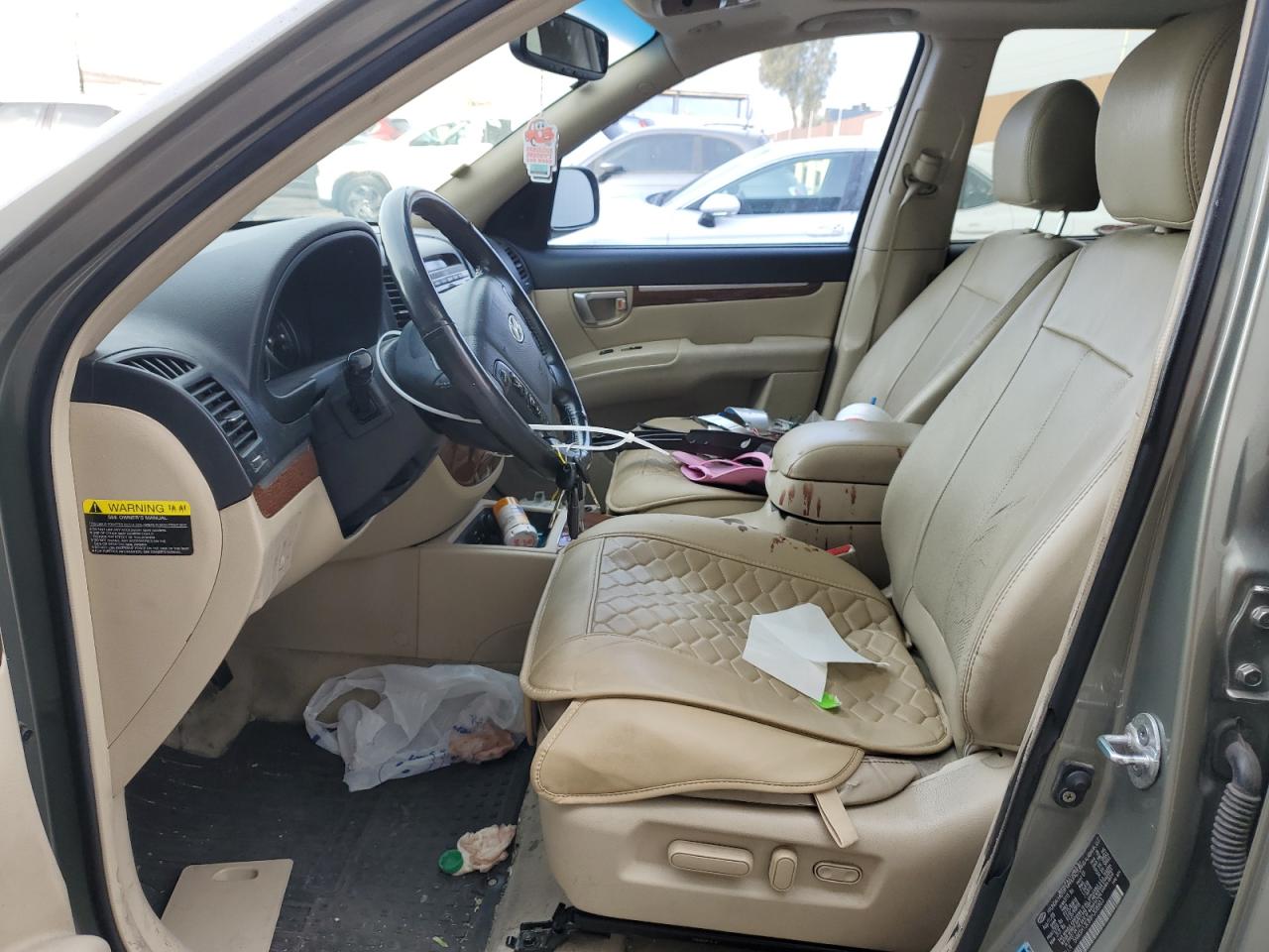 2009 Hyundai Santa Fe VIN 5NMSH13E89H308903 Copart auction photo, front end / side damage thumbnail 7
