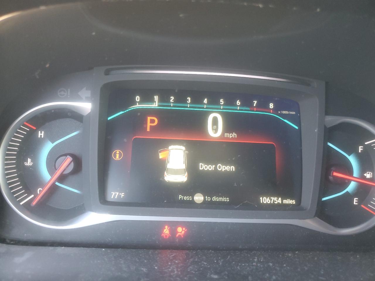 2019 Honda Passport VIN 5FNYF7H23KB010316 Copart auction photo, side damage thumbnail 9