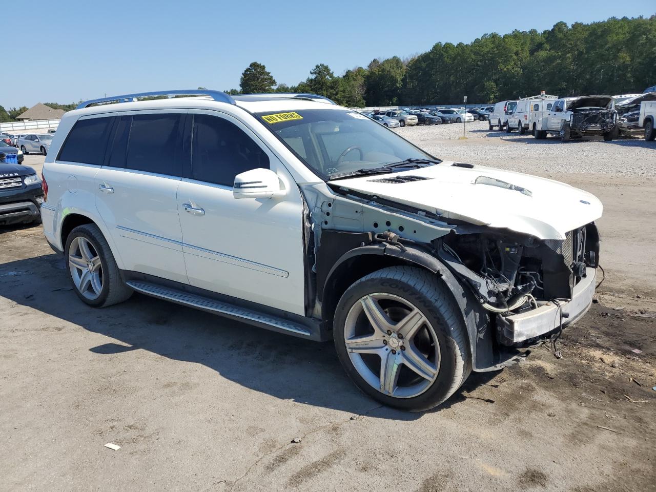 2012 Mercedes-Benz GL-klasse VIN 4JGBF7BE7CA791226 Copart auction photo, front end damage thumbnail 4
