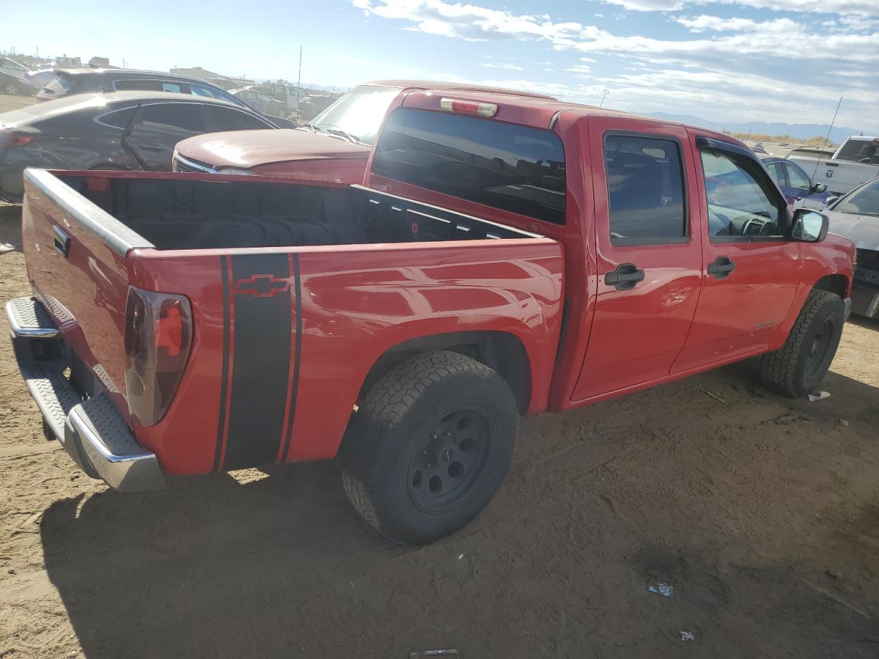 2005 Chevrolet Colorado VIN 1GCCS138658179653 Copart auction photo, side damage thumbnail 3