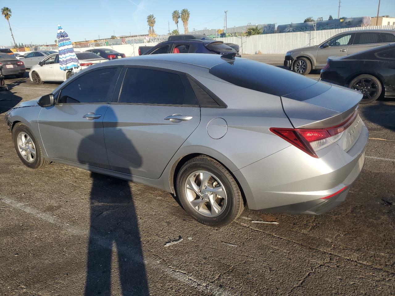 2022 Hyundai Elantra VIN 5NPLL4AG0NH063181 Copart auction photo, front end damage thumbnail 2