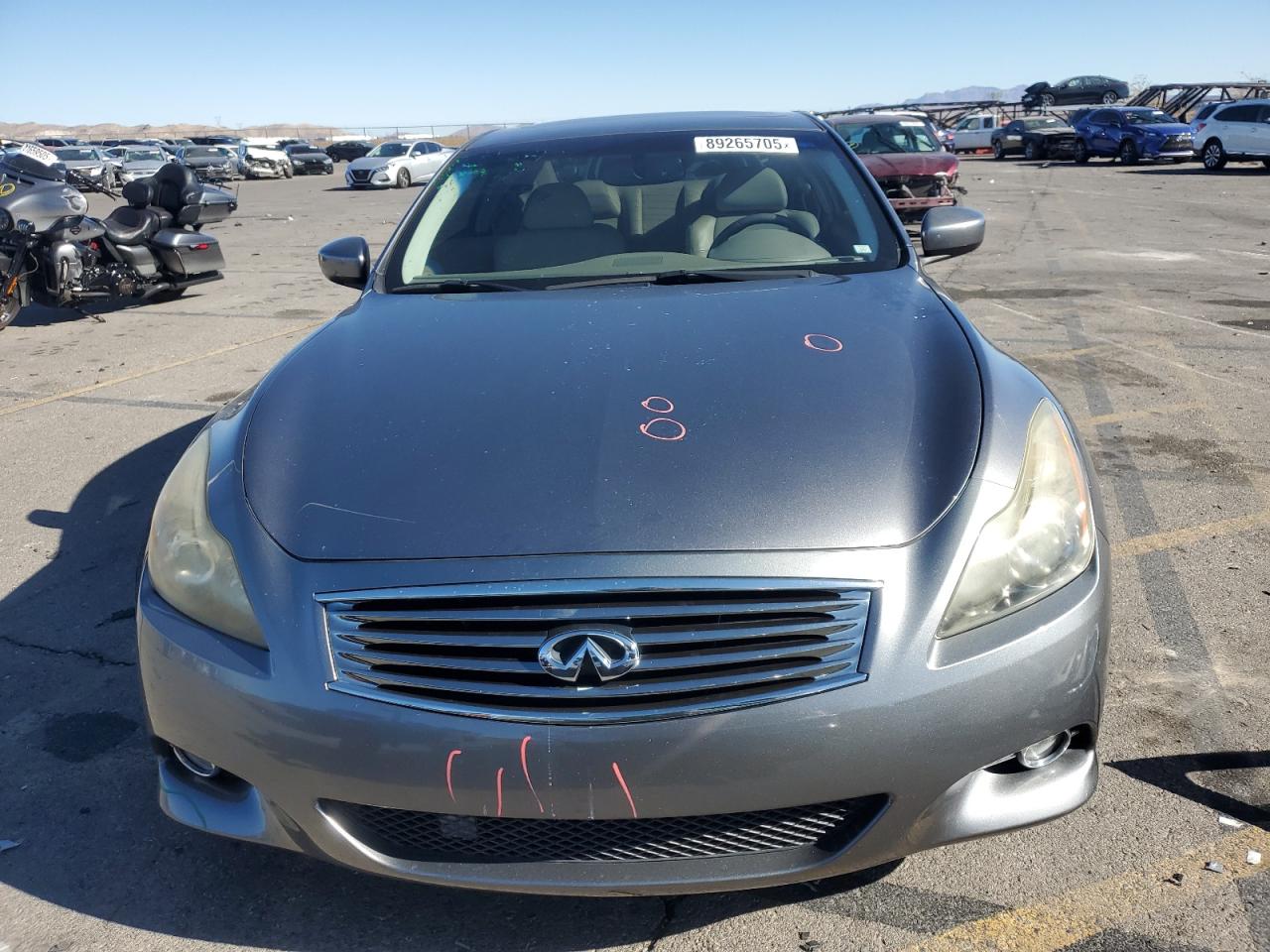 2011 Infiniti G VIN JN1CV6EL7BM260155 Copart auction photo, front end damage thumbnail 5