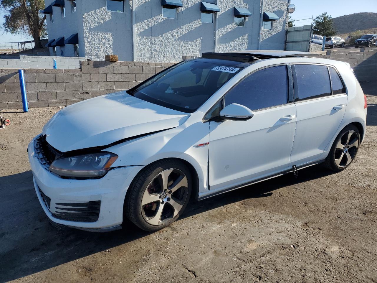 2015 Volkswagen GTI VIN 3VW5T7AU7FM075238