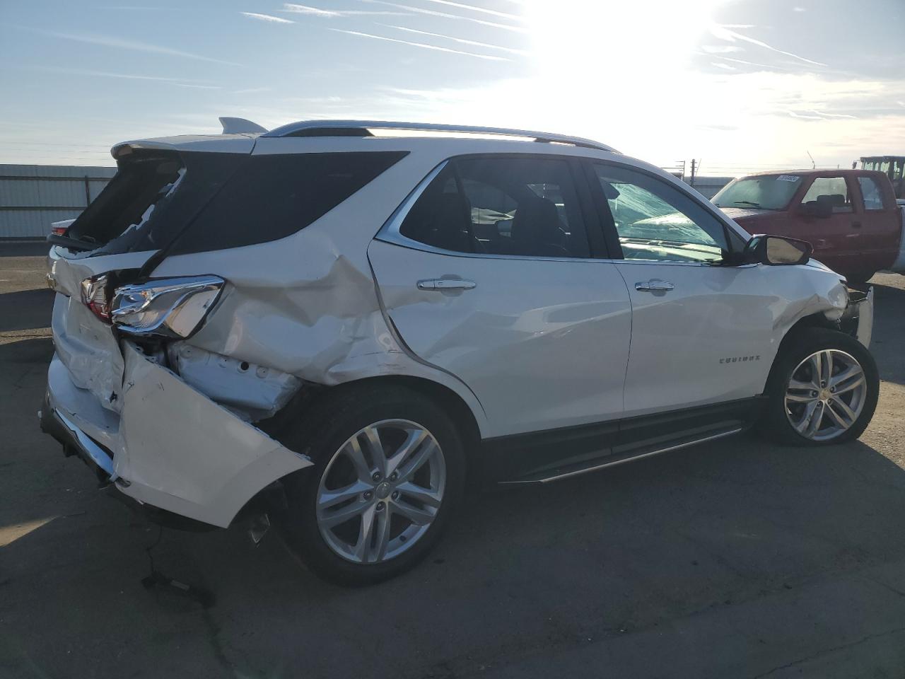2018 Chevrolet Equinox VIN 2GNAXWEX0J6310335 Copart auction photo, all over damage thumbnail 3