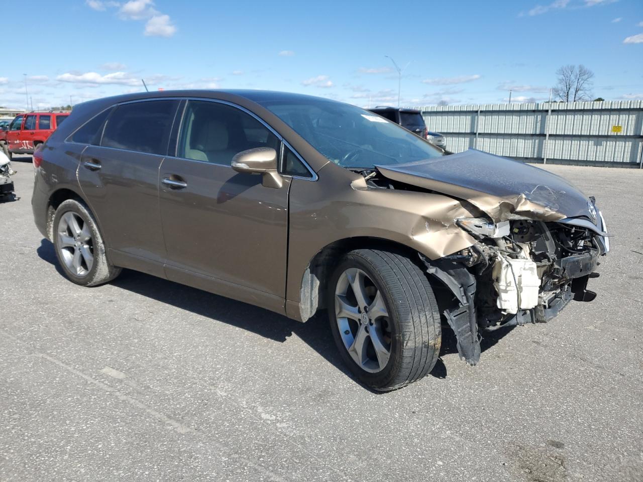 2013 Toyota Venza VIN 4T3ZK3BB9DU054268 Copart auction photo, front end damage thumbnail 4