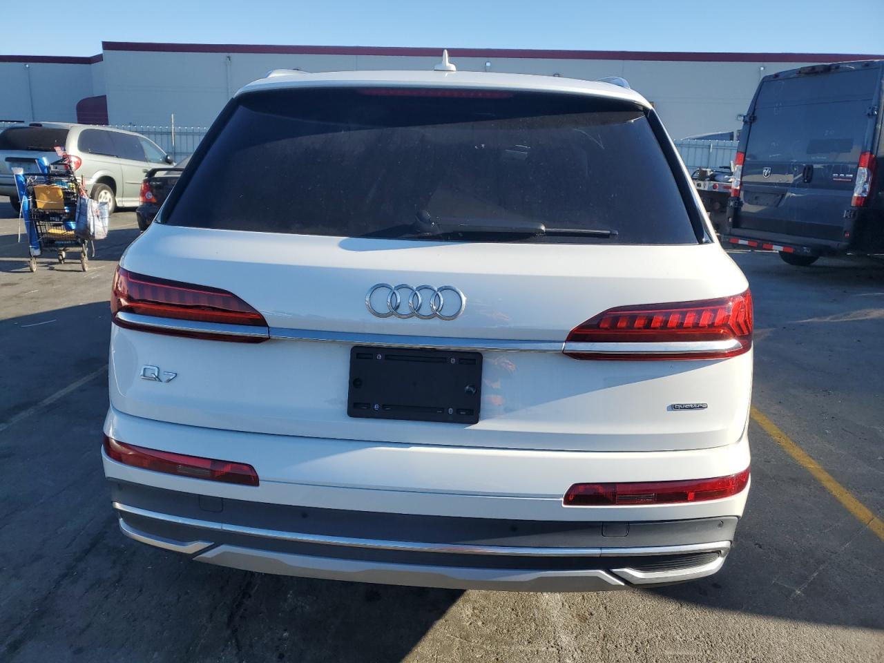 2022 Audi Q7 VIN WA1AXBF70ND020243 Copart auction photo, front end damage thumbnail 6