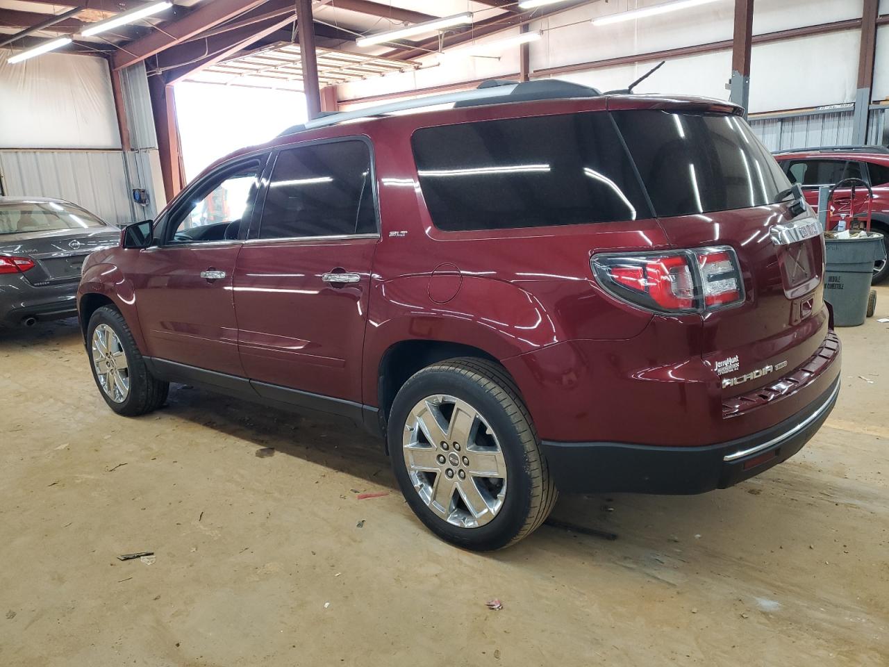 2017 GMC Acadia VIN 1GKKRSKD6HJ146939 Copart auction photo, front end / rejected repair damage thumbnail 2
