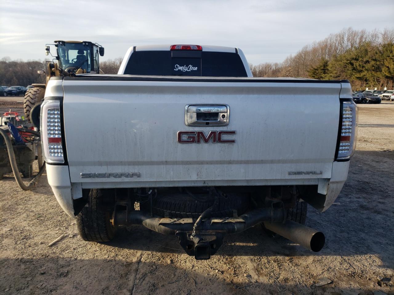 2019 GMC Sierra VIN 1GT12SEY7KF221166 Copart auction photo, front end / rear end damage thumbnail 6