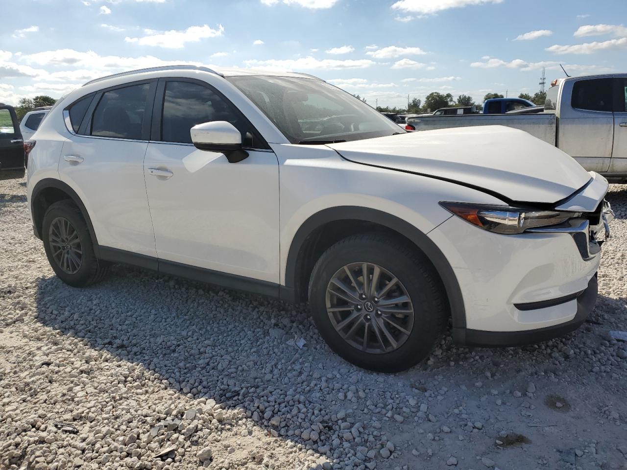 2020 Mazda CX-5 VIN JM3KFACM3L0775819 Copart auction photo, front end / mechanical damage thumbnail 4