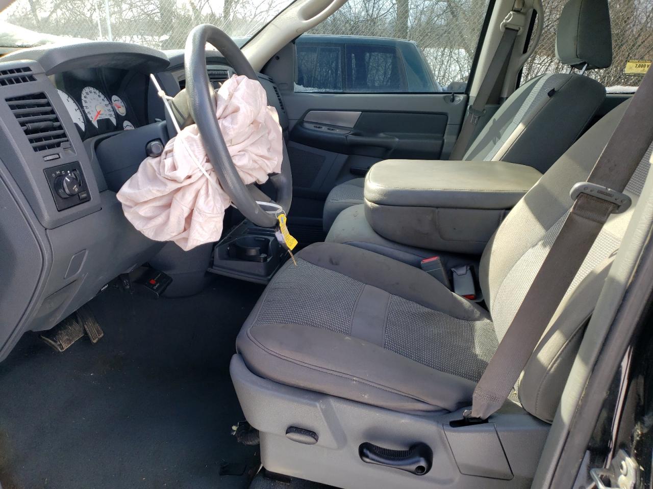 2008 Dodge RAM VIN 1D7HU18298S595214 Copart auction photo, front end / all over damage thumbnail 7