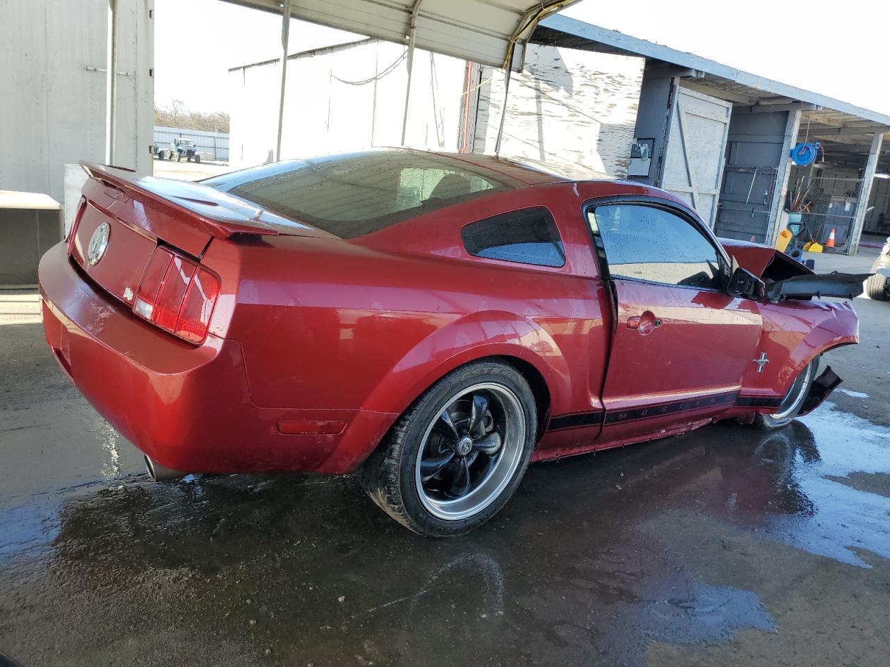 2007 Ford Mustang VIN 1ZVFT80N075351481 Copart auction photo, front end damage thumbnail 3